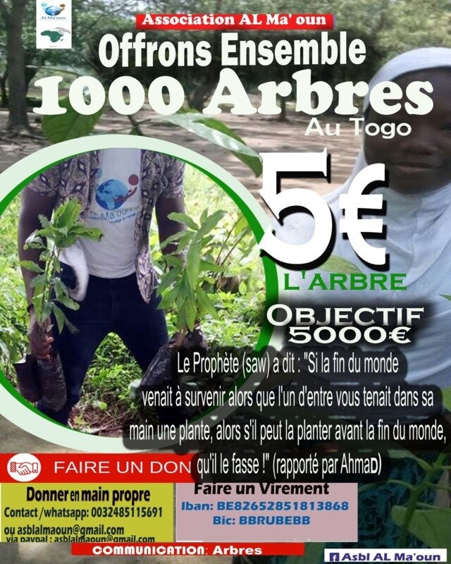 PLANTONS 1000 ARBRES POUR DES ORPHELINS AU TOGO