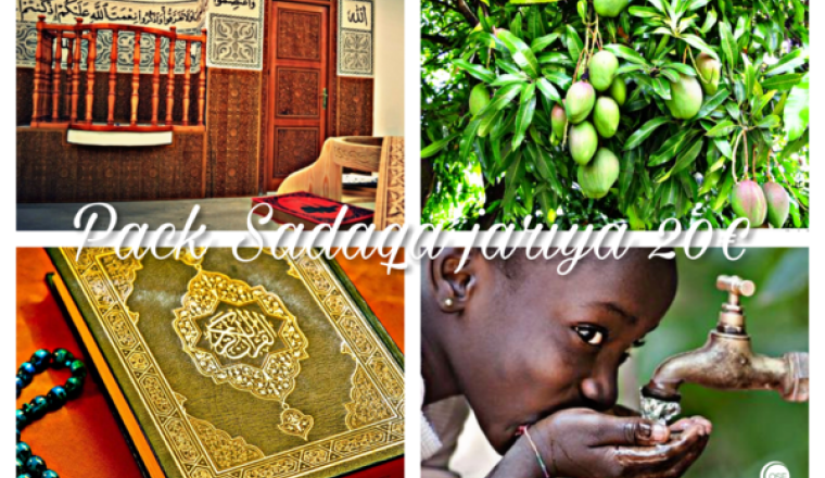 20€ pour un pack SADAQA JARIYA