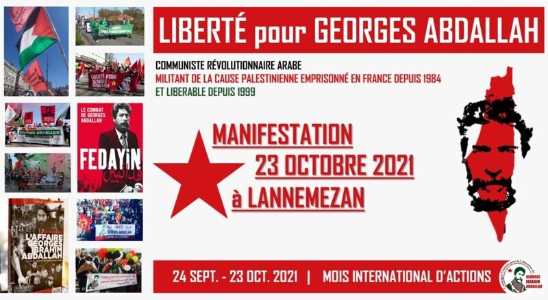 Un car pour Georges Abdallah ! Paris- Lannemezan