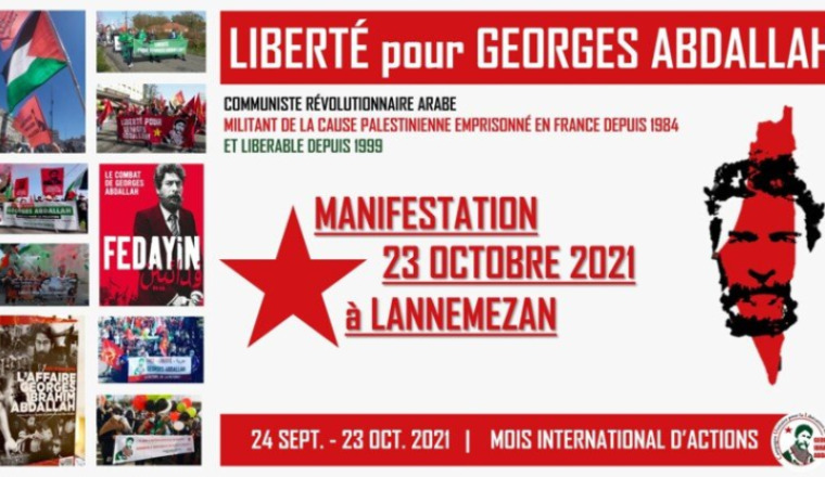 Un car pour Georges Abdallah ! Paris- Lannemezan
