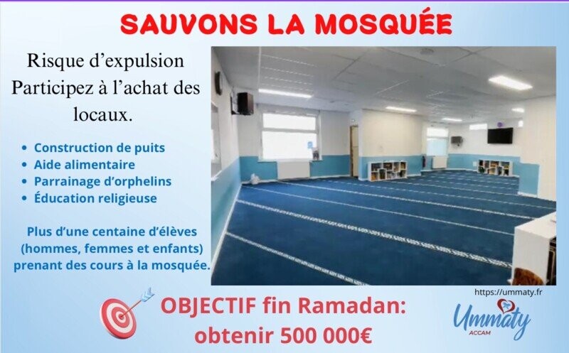 Sauvons la mosquée Ummaty