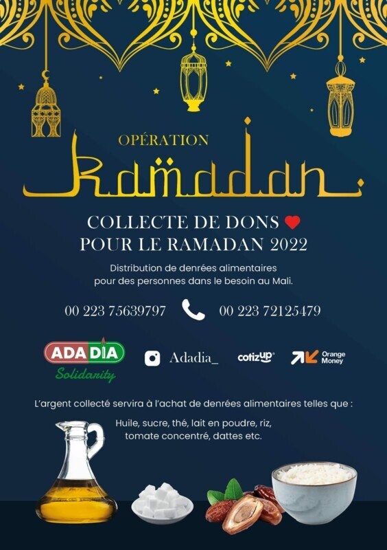Opération RAMADAN - ADA DIA SOLIDARITY