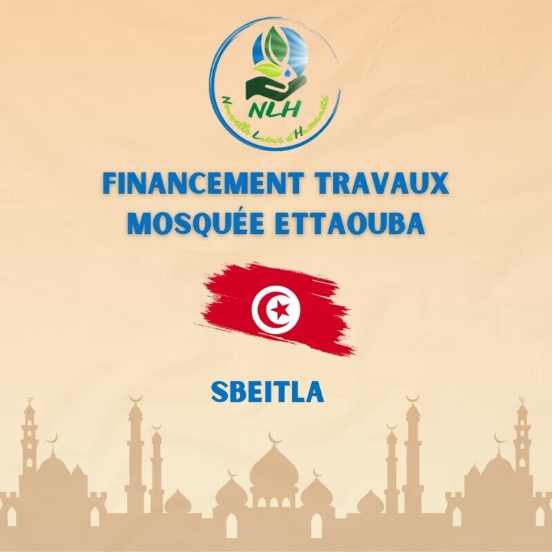 Mosquée ETTAOUBA en TUNISIE - Action Ramadan