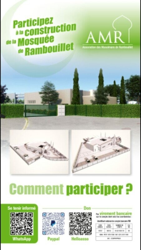 Construisons la futur mosquée de Rambouillet