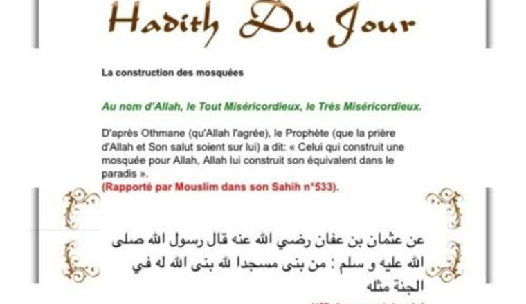 Construction Centre Madrassa Mosquée Orphelinat...