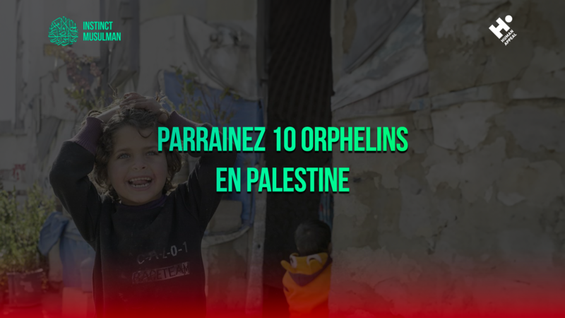 PARRAINEZ 10 ORPHELINS EN PALESTINE
