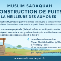 Construction de puits en Afrique et en  Asie