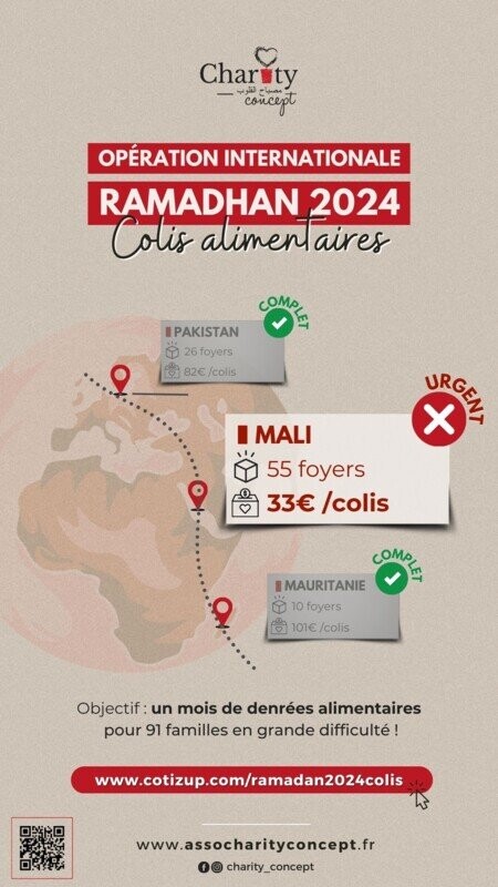 Ramadan 2024 - Colis alimentaires