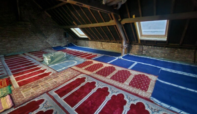 Mosquée de Nivelles - Aménagement du grenier