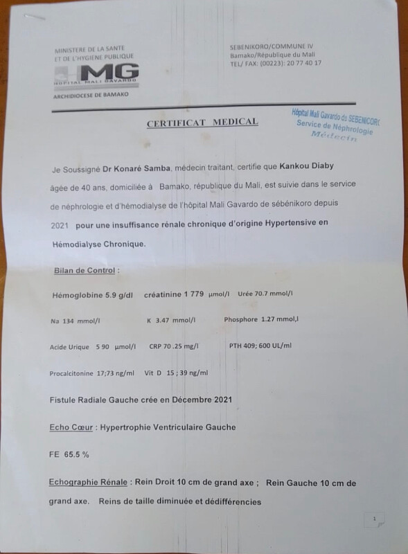Image justificative de la cagnotte