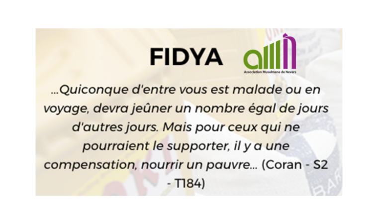 RAMADAN 2020/1441 : Compensation EL-FIDYA
