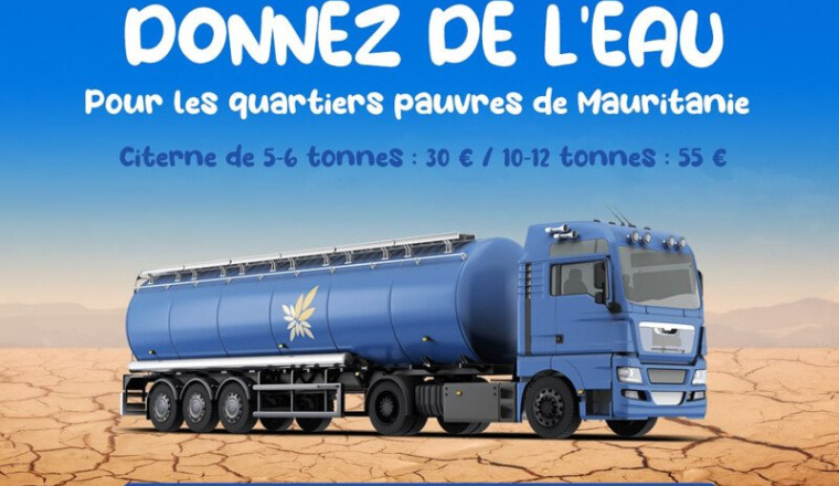 Citerne d eau en Mauritanie