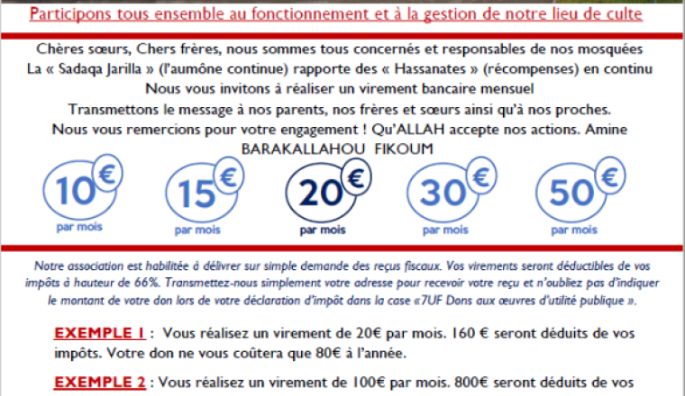 Image justificative de la cagnotte
