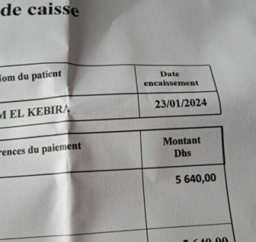 Une sœur au Maroc est en difficulté pour des soins