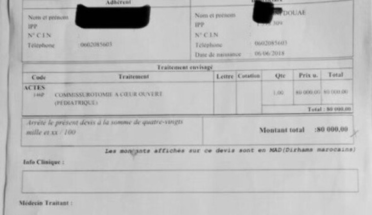 Aidons la petite Douae pour une opération du coeur