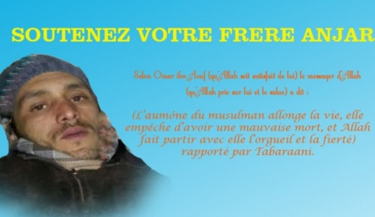 Pour financer les soins de ANJAR dans le coma.