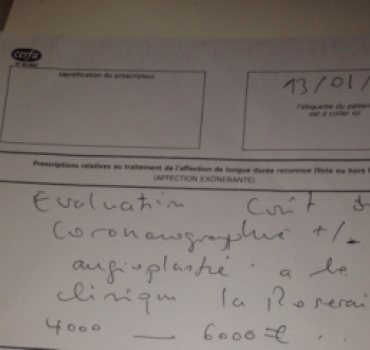 Aide pour une operation du coeur