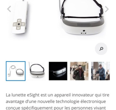 LUNETTE ESIGHT POUR ANTOINE