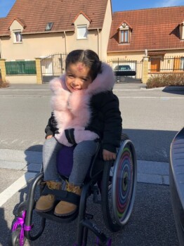 Le rêve d’une princesse, pouvoir marcher