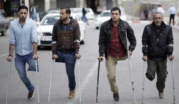Aidons les mutilés Palestiniens de Gaza!