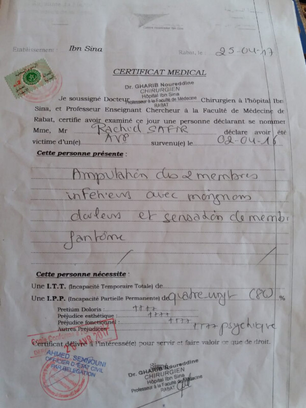 Image justificative de la cagnotte