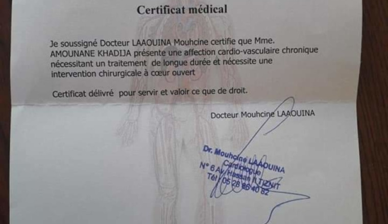 Khadija a besoin de Nous. Aidons la!