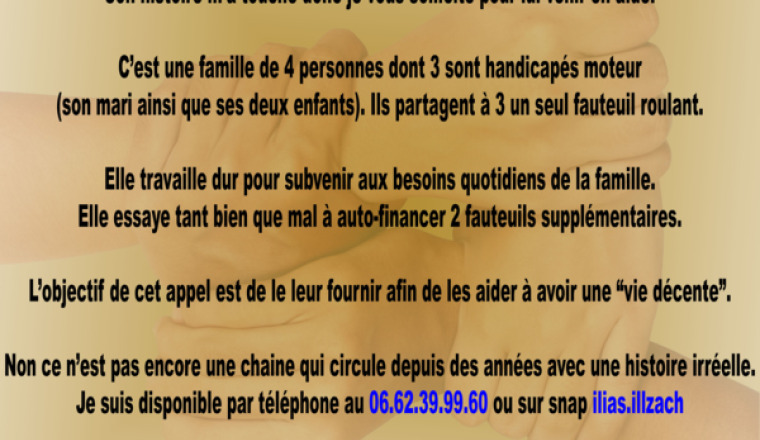 DONS POUR DES ENFANTS HANDICAPES