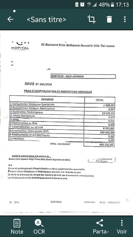 Image justificative de la cagnotte