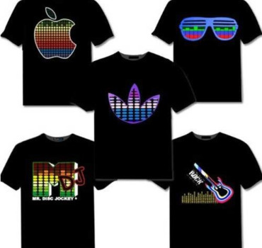 T_shirts lumineux sportif