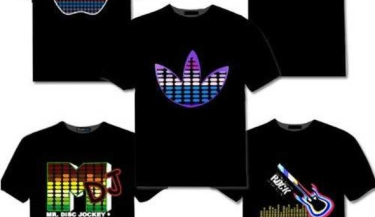 T_shirts lumineux sportif