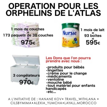 Pour les Orphelins de Dar Bouidar