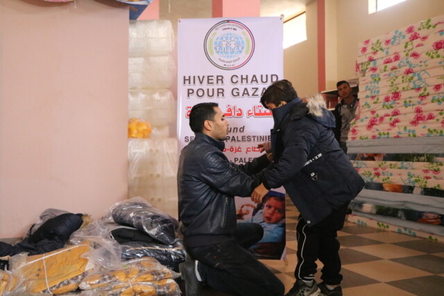 Aide hivernale pour les palestiniens vulnérables