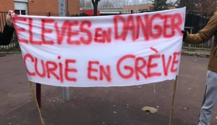 Soutenez les grévistes du Collège P.Curie de Bondy (93)