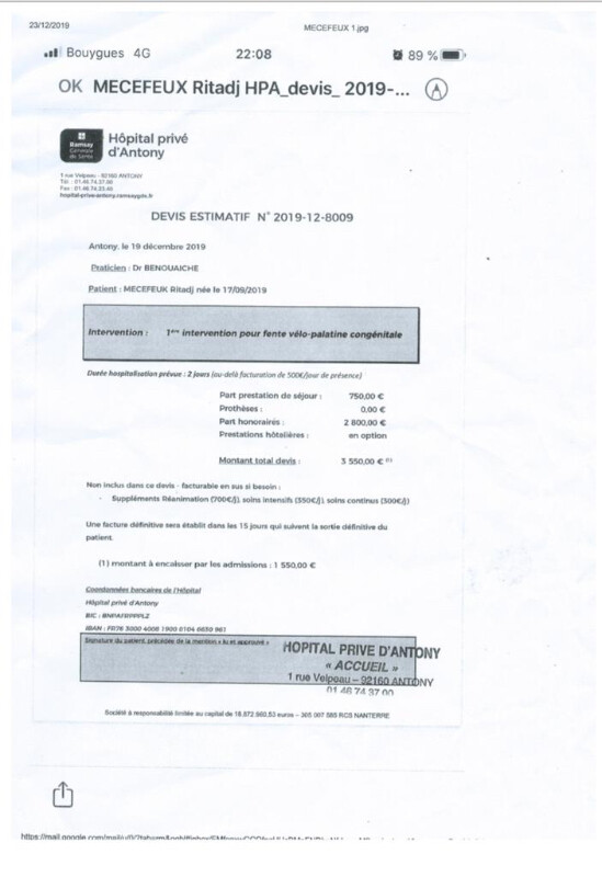 Image justificative de la cagnotte