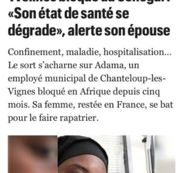 Urgence Rapatriement Adama