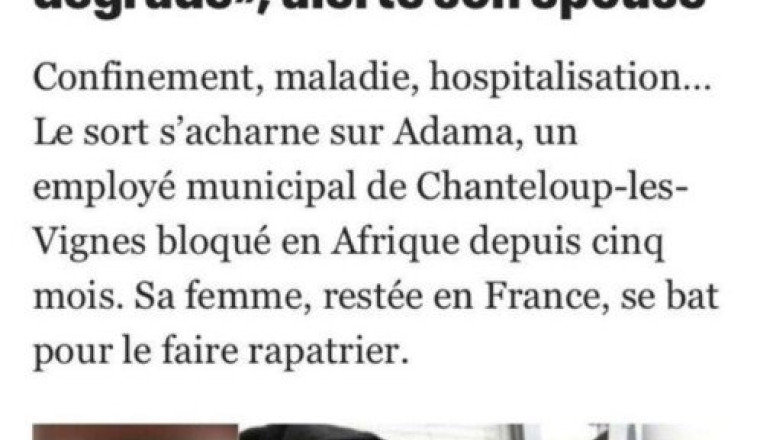 Urgence Rapatriement Adama