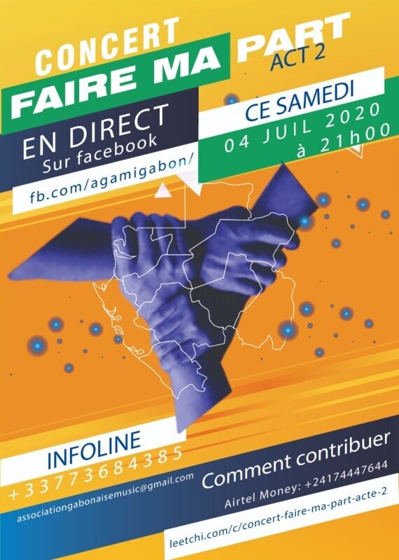 Faire ma part aide aux artistes gabonais COVID-19