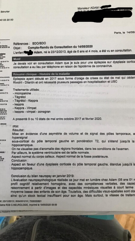 Image justificative de la cagnotte