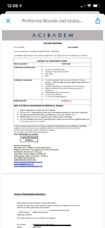 Image justificative de la cagnotte