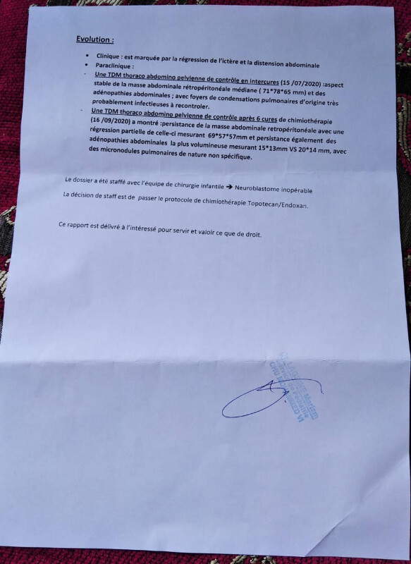 Image justificative de la cagnotte