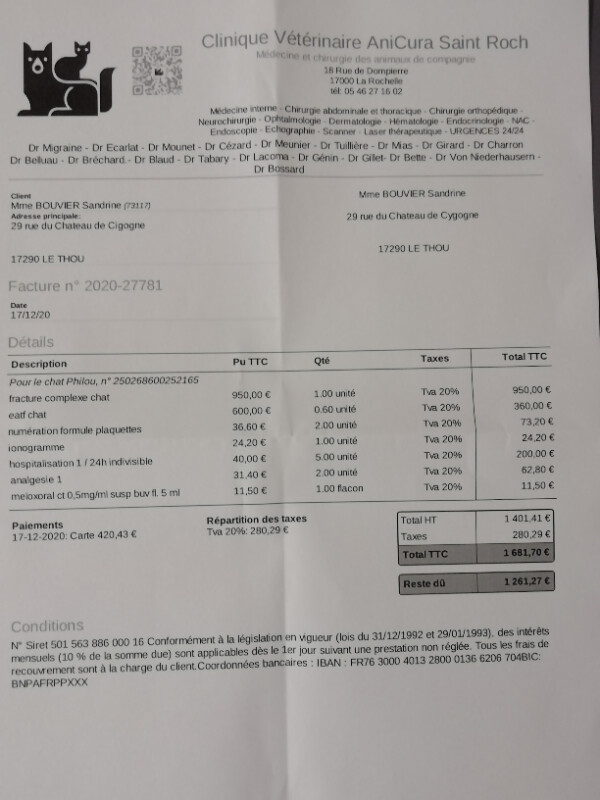 Image justificative de la cagnotte