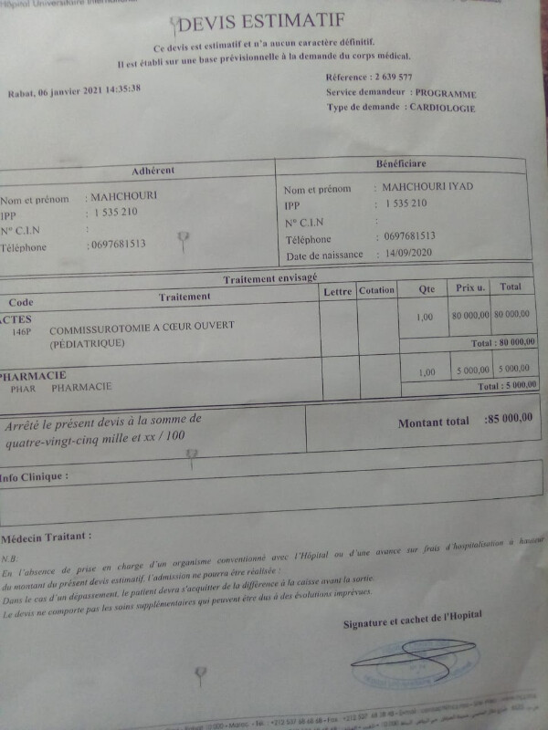 Image justificative de la cagnotte