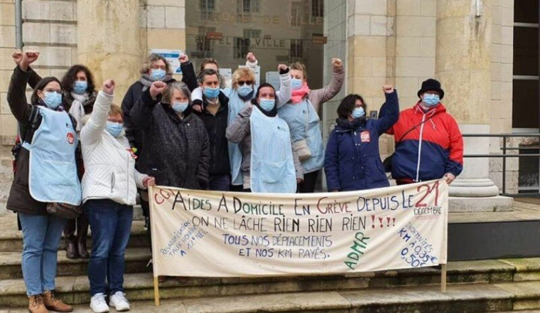 Soutenir la grève des aides à domicile ADMR 41