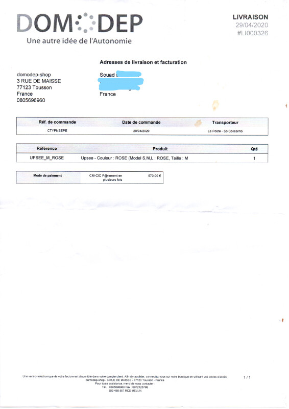 Image justificative de la cagnotte