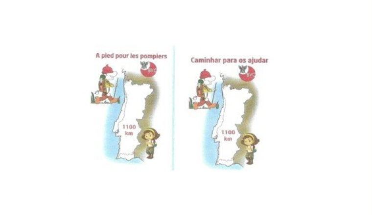 A pied pour les pompiers, caminhar para os ajudar