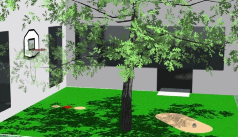 Le jardin bleu