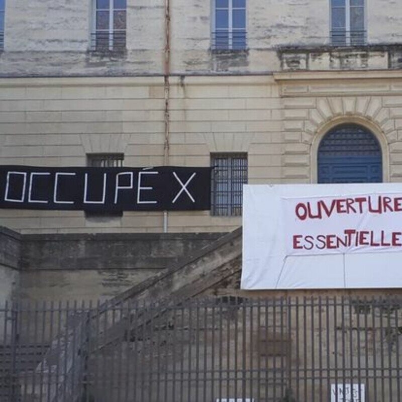 Soutien Ici on occupe CCN Montpellier
