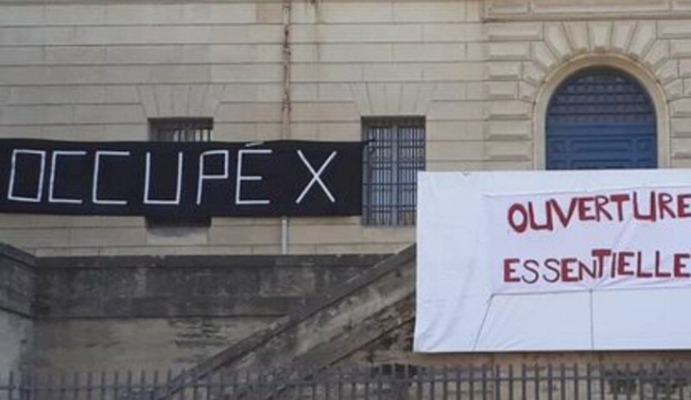 Soutien Ici on occupe CCN Montpellier