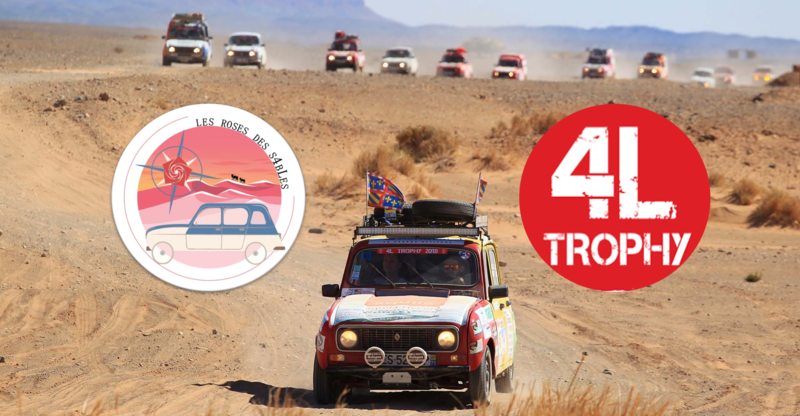 Les Roses des s4bLes au 4L Trophy 2022