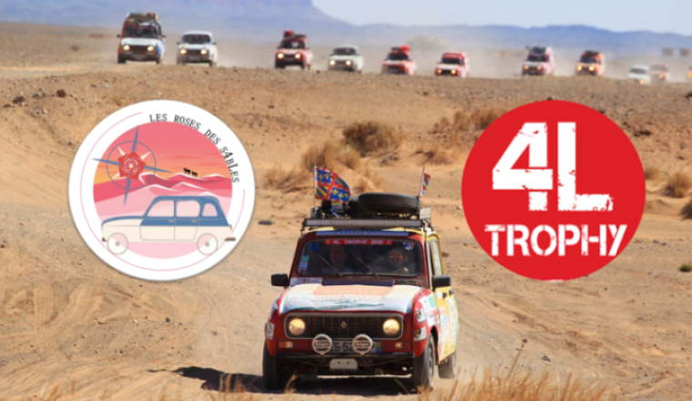 Les Roses des s4bLes au 4L Trophy 2022